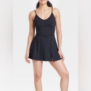 JoyLab black workout dress